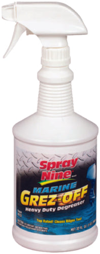 Spray Nine 30232 Marine Degreaser Grease-Off® Cleaner 1 Quart.