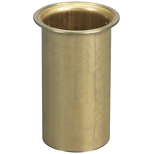 Moeller Boston Whaler Brass Drain Tube, 14" Inch Long, 1" Inch ID, 90-Degree Flange on One End.