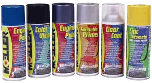 Moeller Engine Spray Paint, Mercury Phantom Black - 12 Ounce Spray.