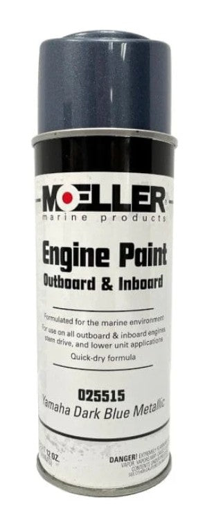 Moeller Engine Spray Paint, Yamaha Dark Blue Metallic 94-97.