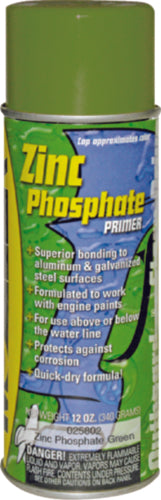 Moeller 0258021 Primer, Zinc Phosphate, Green, 12 Ounce Galvanized Boat Trailer