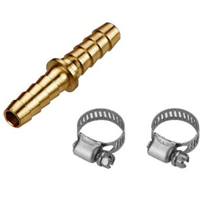 Moeller 5/16" Barbed Fuel Hose Mender with Stainless Steel Clamp.