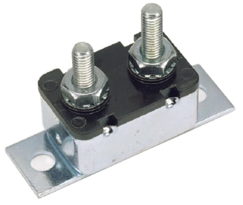 Cole Hersee Circuit Breaker, Box Style Type-1 Metal Body w/Bracket 20A