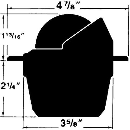 Ritchie 2-3/4" Explorer Flush Mt. Compass, Black.