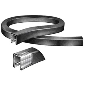 Taco Metals Flex Boat Trim 1/4” Black Flexible Vinyl Molding - Per Foot.