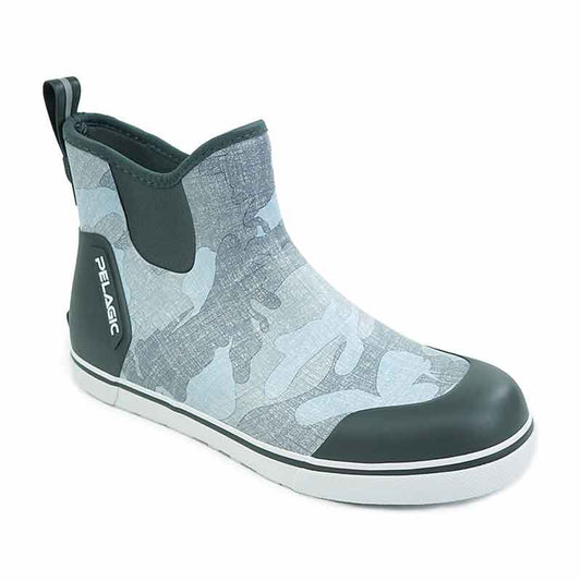 Pelagic Pursuit 6" DeckBoot-Fish Camo Light Grey Size 11.