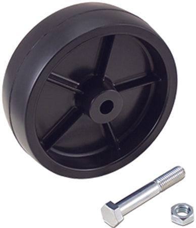 Dutton-Lainson 6" Black Replacement Wheel Only for Trailer Jack.