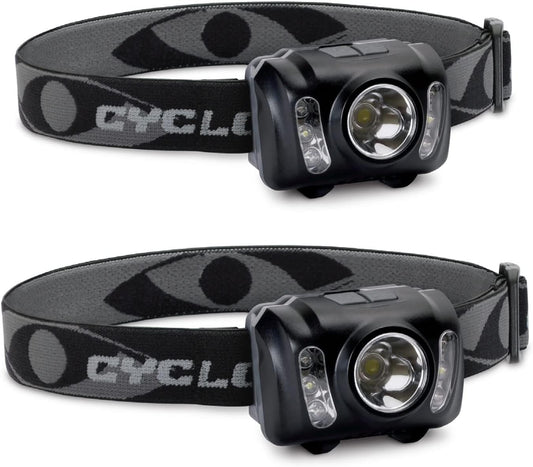 Cyclops CYC-HL210 210 Lumen Tactical Headlamp 2-Pack