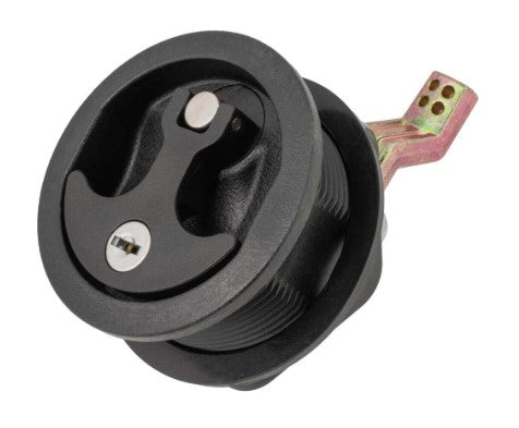 Whitecap 3726BC Nylon Compression Handle with Locking Latch - Black