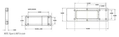 Minn Kota 1854023 MKA-23 Composite Quick Release Bracket for Bow Mount Cable Steer Motors, Black.