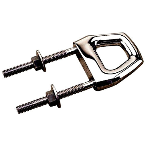 Sea Dog Chrome Zinc Twin Shank Bow Eye 5/16" x 3"