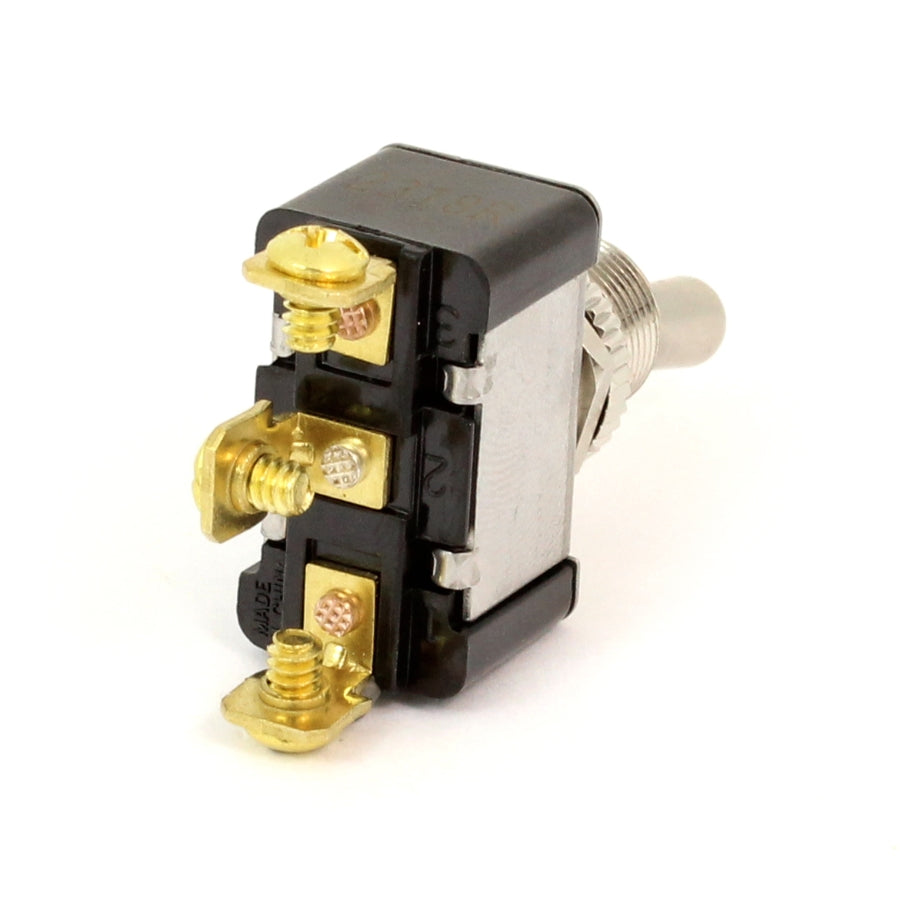 Cole Hersee 5586 Standard Heavy-Duty Metal Toggle Switch, SPDT, On-Off-On.