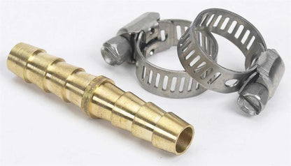 Moeller 5/16" Barbed Fuel Hose Mender with Stainless Steel Clamp.