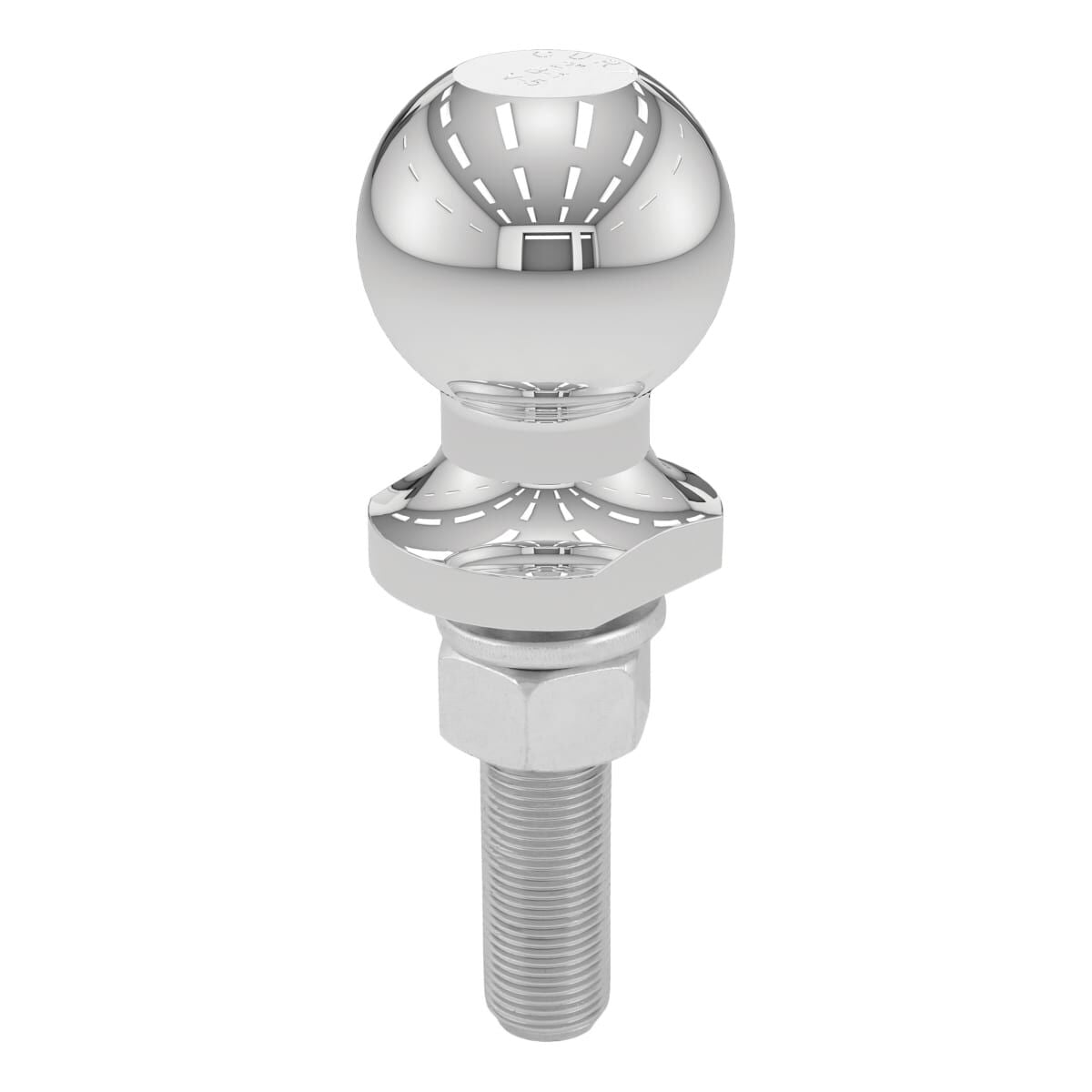 CURT 2" Trailer Ball (3/4" x 3" Shank, 3,500 lbs., Chrome) #40019