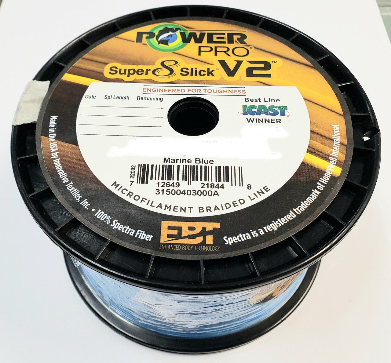 PowerPro Super Slick V2 Braided Line - Blue - 3000 yds.