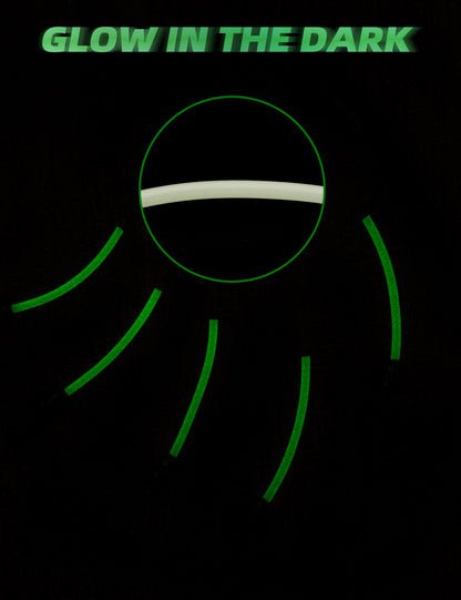 BLUEWING Deep Drop Rig Glow Tubes and Stainless Steel Hooks 300lbs 12/0