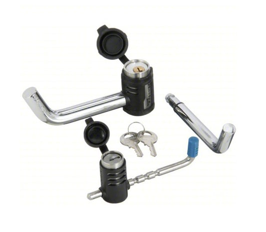 Master Lock 2848DAT Key Alike Set with Receiver and Coupler Latch Locks, 2-Piece Set.