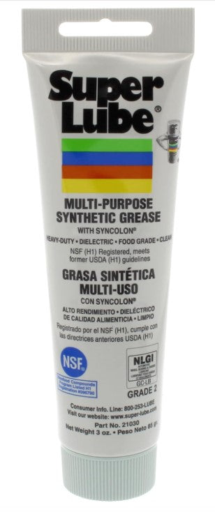 Super Lube Synthetic Grease Multi-Purpose 3 Ounce.