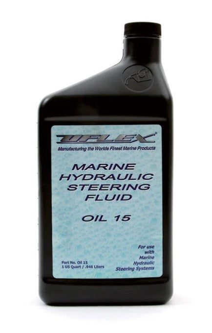 Uflex (Oil 15) Marine Hydraulic Steering Fluid, 1-Quart.