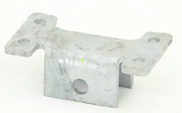 WaterLand Boat Trailer Front/Rear Hanger Bracket for Double-Eye Springs - Galvanized Steel - Bolt On.