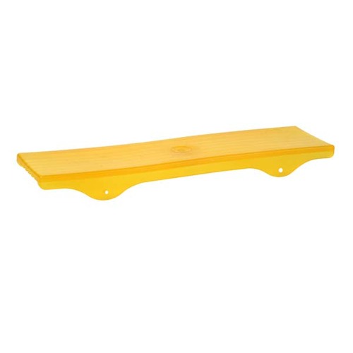 Meher Poly Vinyl Non-Marring Trailer Step on Pad 3" x 15" Yellow.