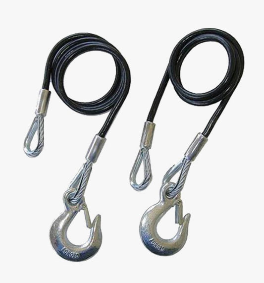 Trailer Hitch Cable 36" With Latch Hook 7,000lb Pounds (1) Pr.