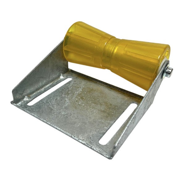 WaterLand 8" Inch Yellow Poly Vinyl Boat Trailer Keel Roller and Bracket.