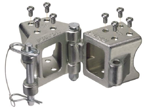 Fulton 7,500 lb. Max Load High Performance Bolt on Fold Away Hinge Kit. 3"x4"