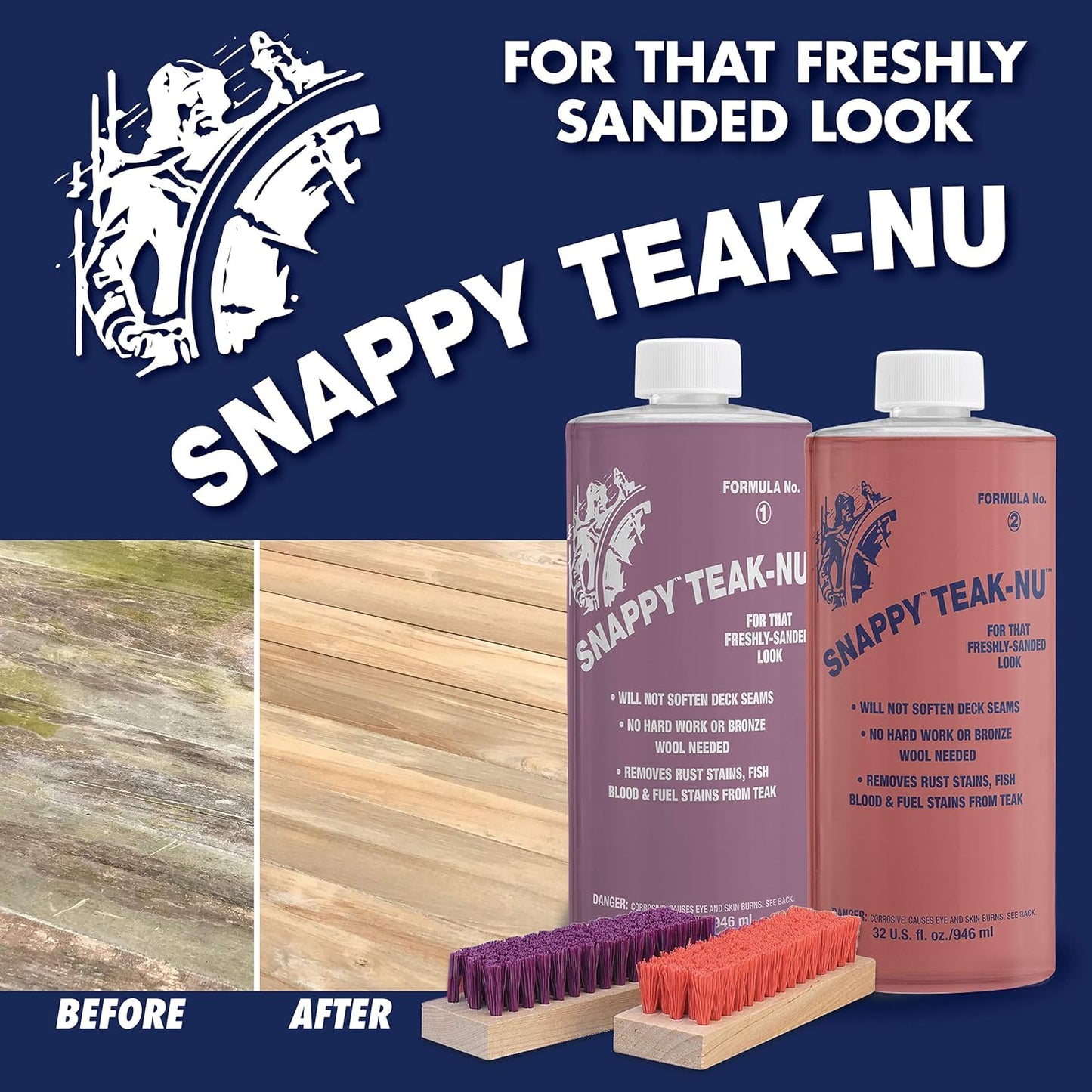 Snappy Teak Nu #1 & #2 Quart Kit.