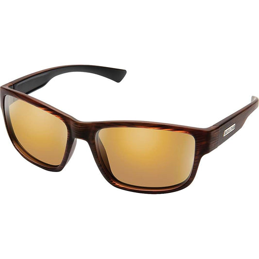 SunCloud Suspect Polarized Mirror Sunglasses Dark Brown/Brown