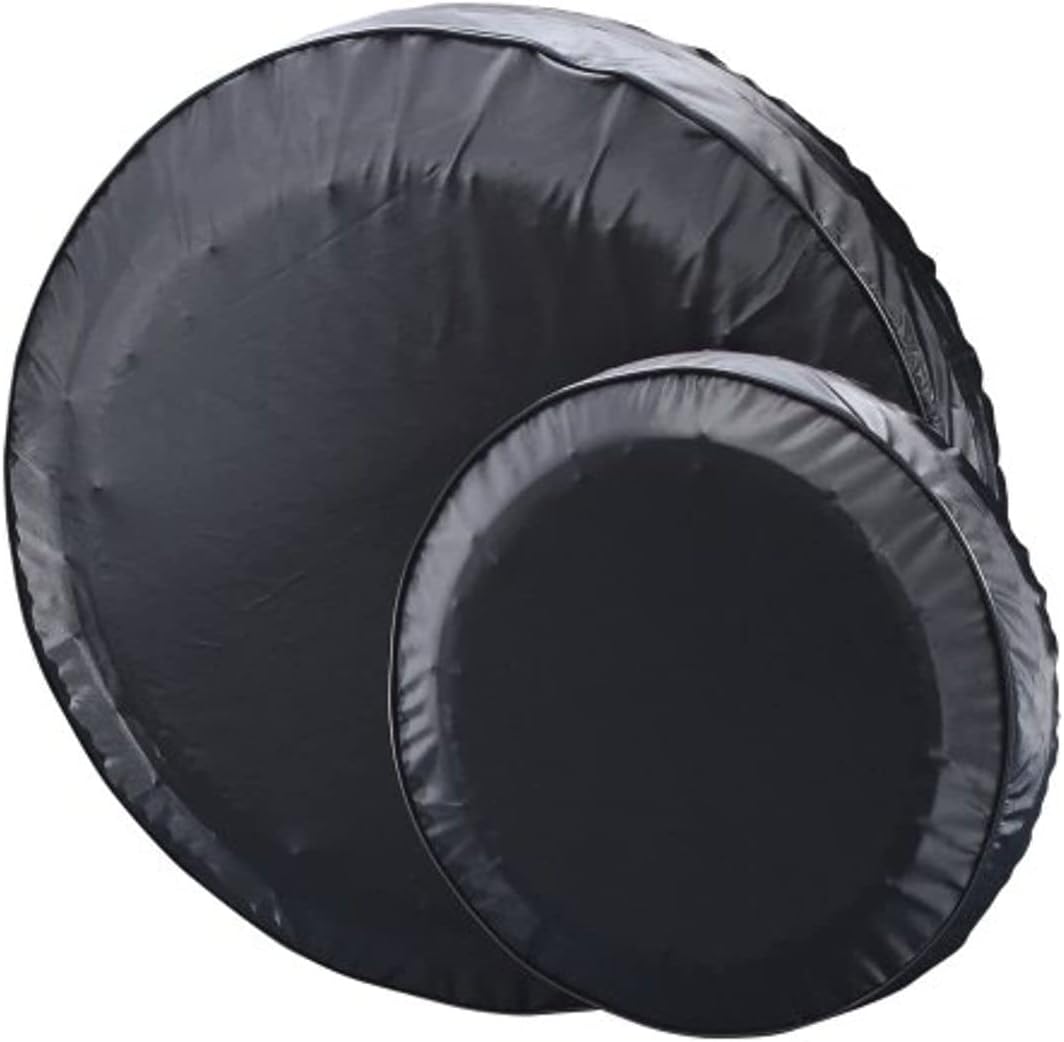 Smith 14" Inch Heavy-Duty Vinyl - Black - Spare Tire Cover.