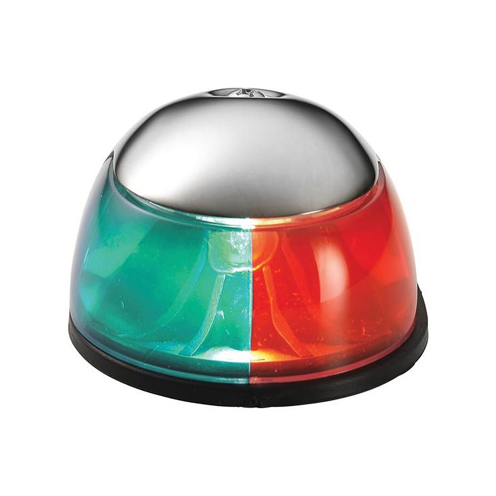 Attwood 2-Mile Deck Mount Bi-Color Red-Green Combo Stainless Steel - 12 Volt - (3810-7).