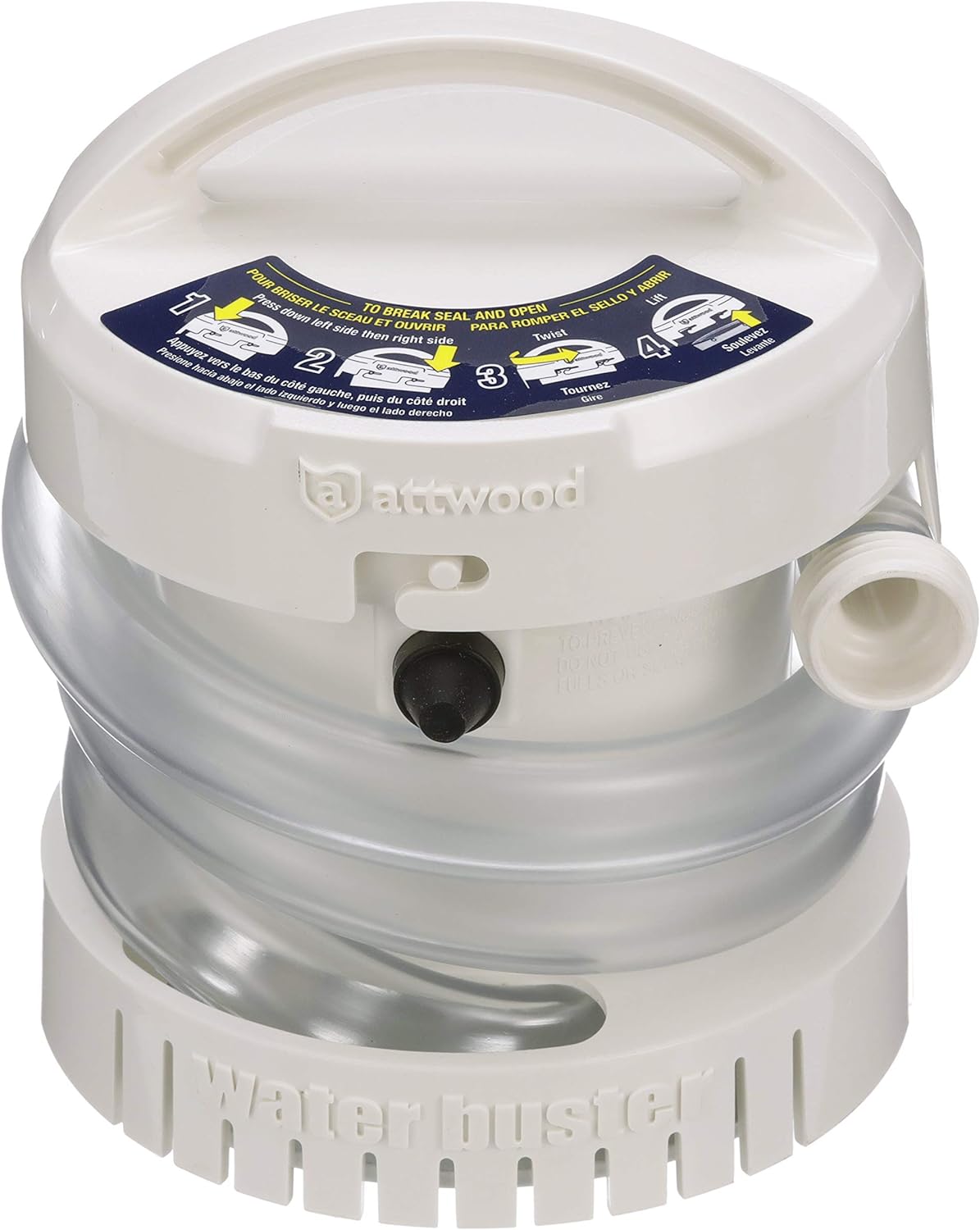 Attwood WaterBuster® Portable Pump - 200 GPH.