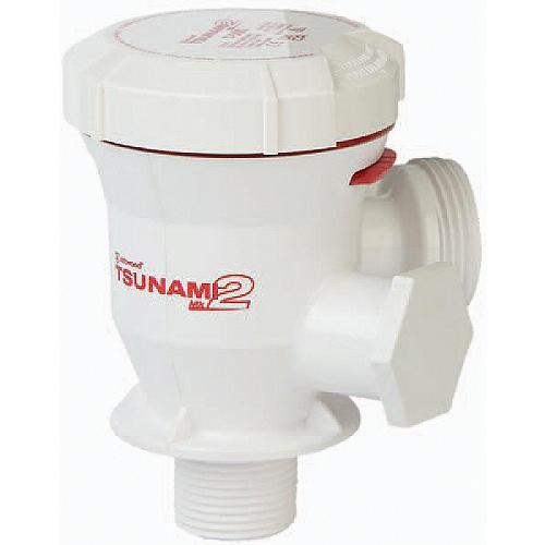 Attwood 56634 Tsunami MK 2 Cartridge Aerator Pump 1,200 GPH, Short Straight Inlet.