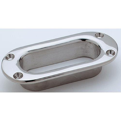 Attwood Oval Hawse Pipe Suncor Stainless Steel 5-1/2" x 2-1/2".