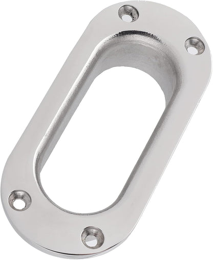 Attwood Oval Hawse Pipe Suncor Stainless Steel 5-1/2" x 2-1/2".
