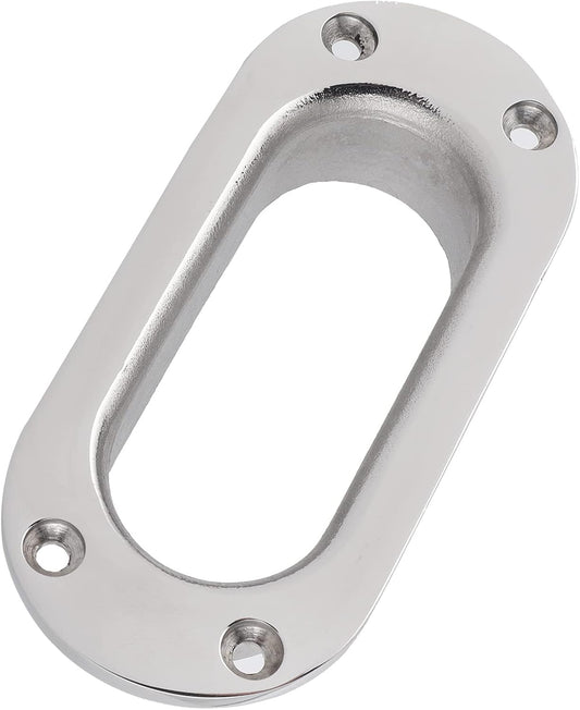 Attwood Oval Hawse Pipe Suncor Stainless Steel 5-1/2" x 2-1/2".