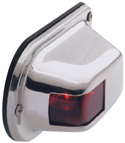 Attwood Marine 66314R7 1-Mile Sidelight RED Vertical Mount.
