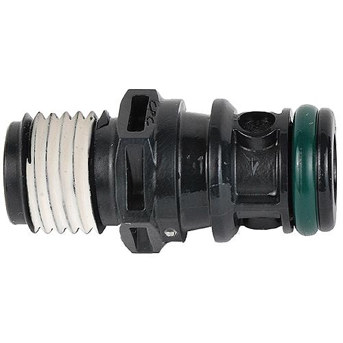 Attwood 8838TM6 Universal Sprayless Connector - Male Tank Fitting w/Pre-applied Thread Sealant.