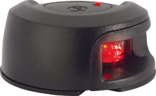 Attwood Light Armor LED Deck Mount Side Navigation Light, Red, Port Side Streamlined