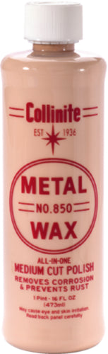 Collinite Liquid Metal Wax - Medium Cut Polish 16 Ounce #850