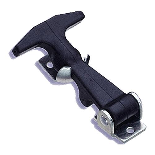 Southco Flex Draw Black Rubber & Stainless-Steel T Hand - 5".