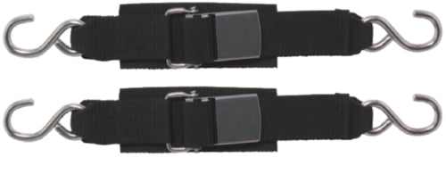 BoatBuckle F12067 Stainless Steel Kwik-Lok Transom Tie-Downs, 2" x 6', 2-Pack - 2,000 Pounds.