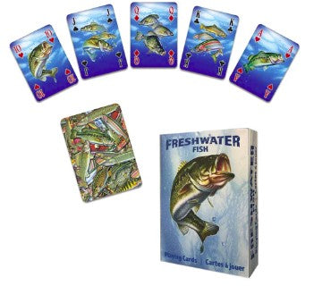 Rivers Edge Freshwater Playing Cards Collection Waterproof Playing Cards for Poker, Casino or Gambling.