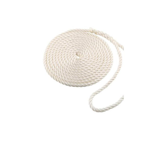 Shoreline Marine Dock Line 1/2" x 20' - White