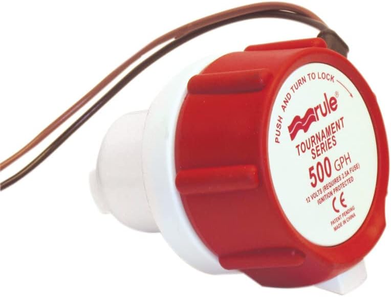 Rule Tournament Series Replacement Motor Cartridge Only 500 GPH - 12 Volt.