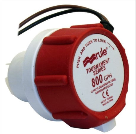 Rule Tournament Series Replacement Motor Cartridge Only 12-Volt 800 GPH.