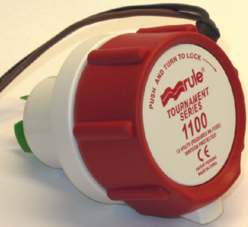 Rule Tournament Series Replacement Motor 12 Volt 1,100 GPH Cartridge Only.