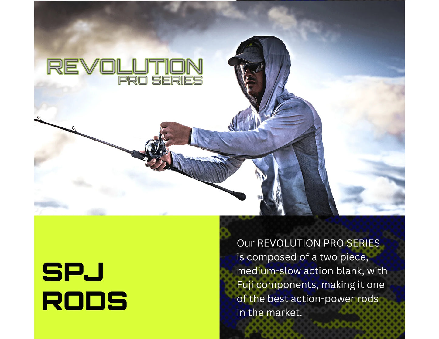 JYG Revolution Pro Series Long 7' 10" - Slow Pitch Jigging Conventional Casting Rod 60-220g