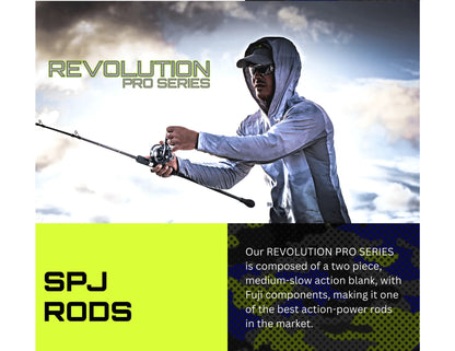 JYG Revolution Pro Series 6' 3" - Conventional Casting Slow Pitch Jigging Rod 80-240G